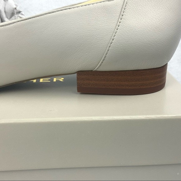 Marc Fisher Ebera Ivory Leather Size 7.5 - Picture 2 of 5